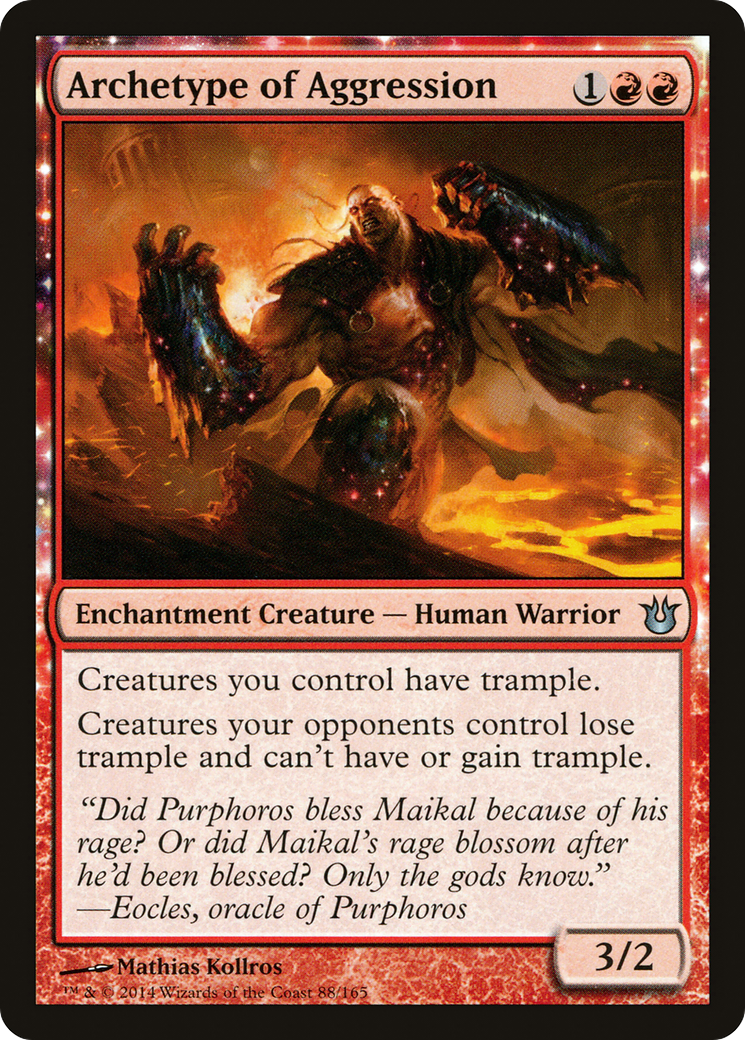 Archetype of Aggression (088) Foil - Born of the Gods