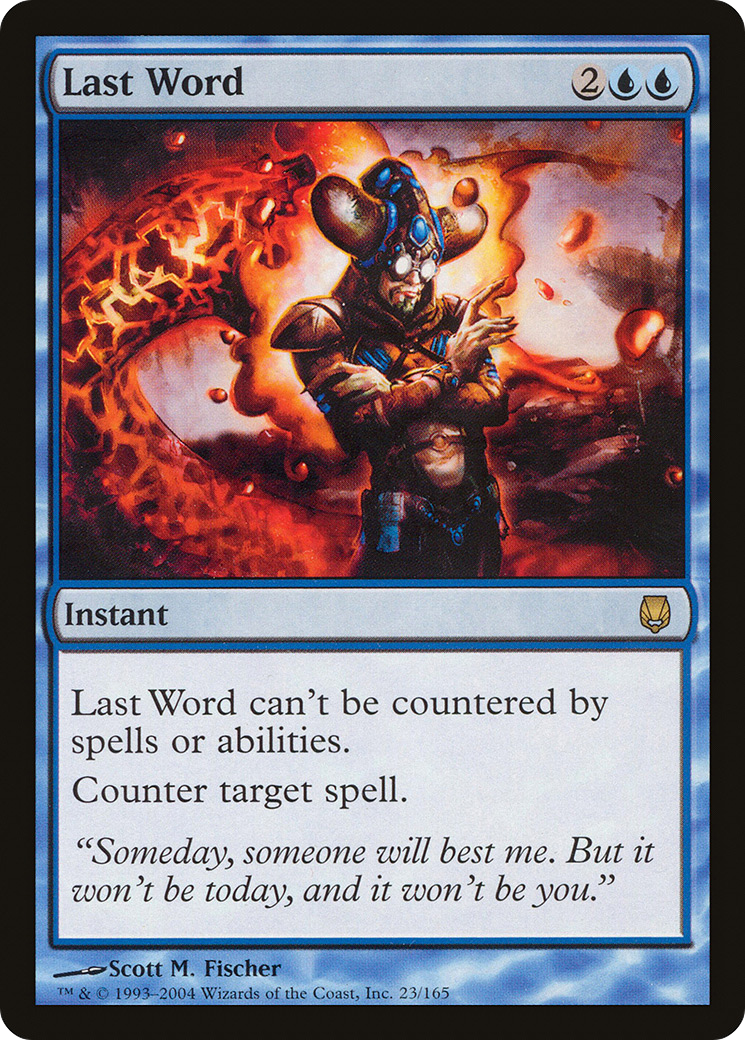 Last Word (023) - Darksteel