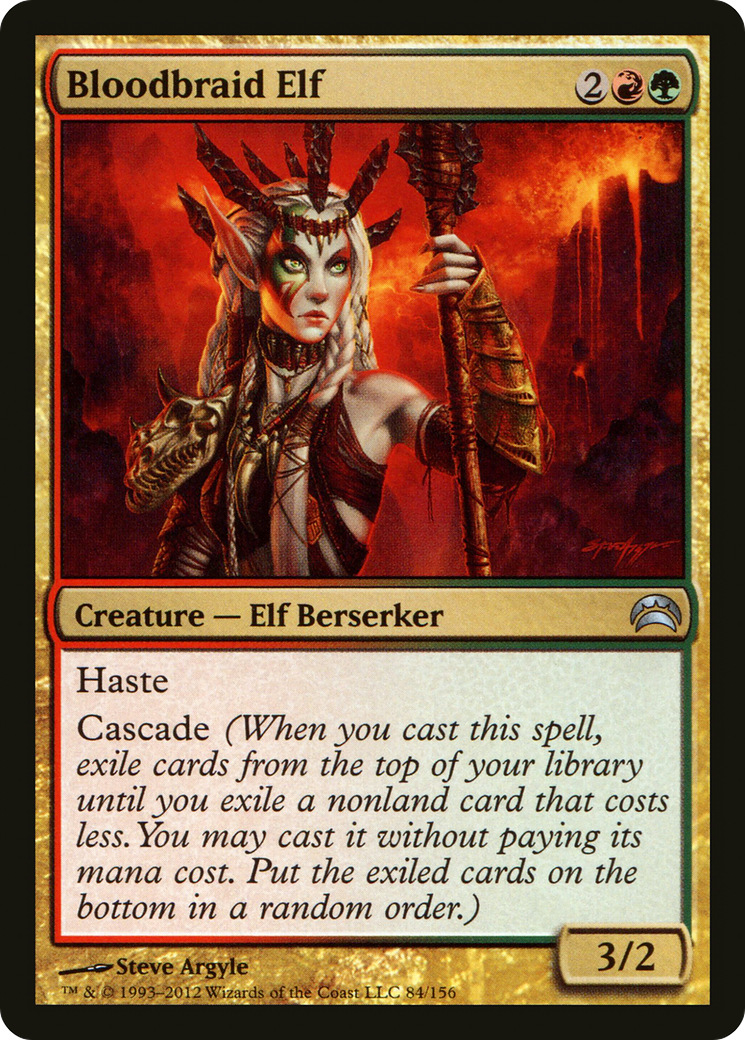 Bloodbraid Elf (084) Foil - Planechase 2012