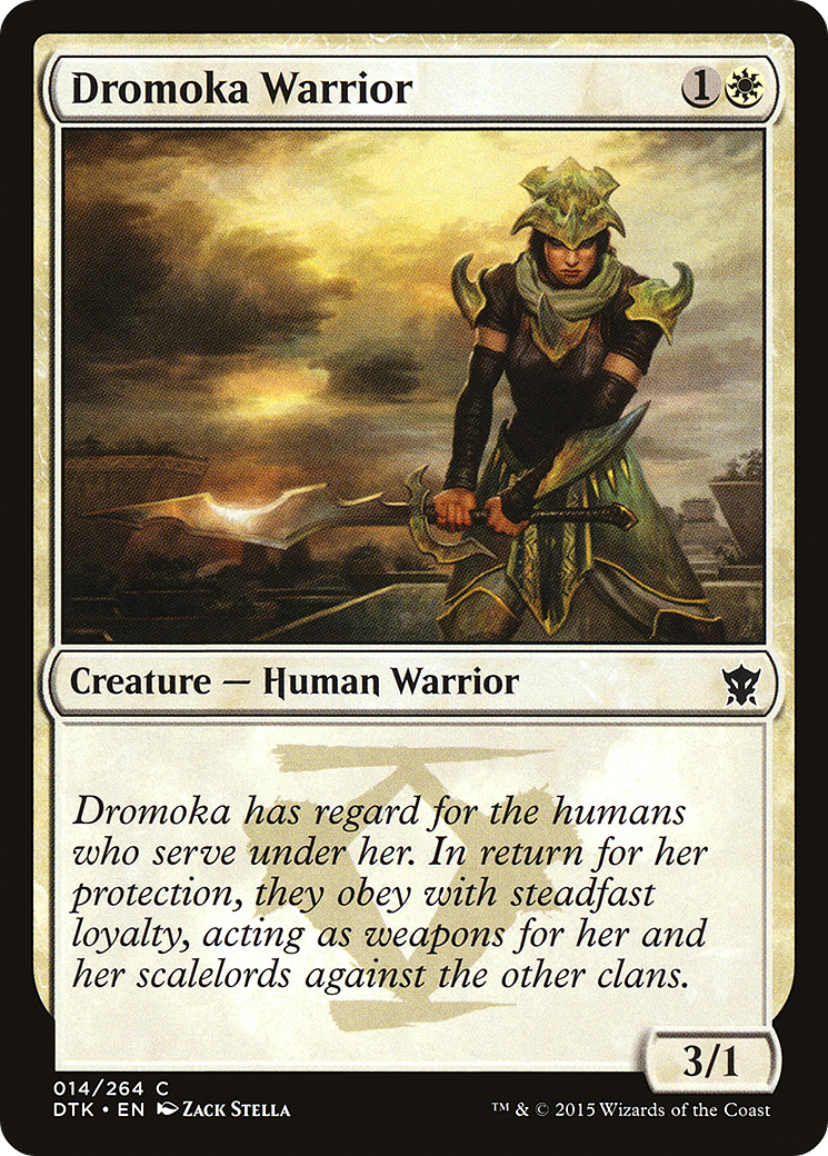 Dromoka Warrior (014) - Dragons of Tarkir