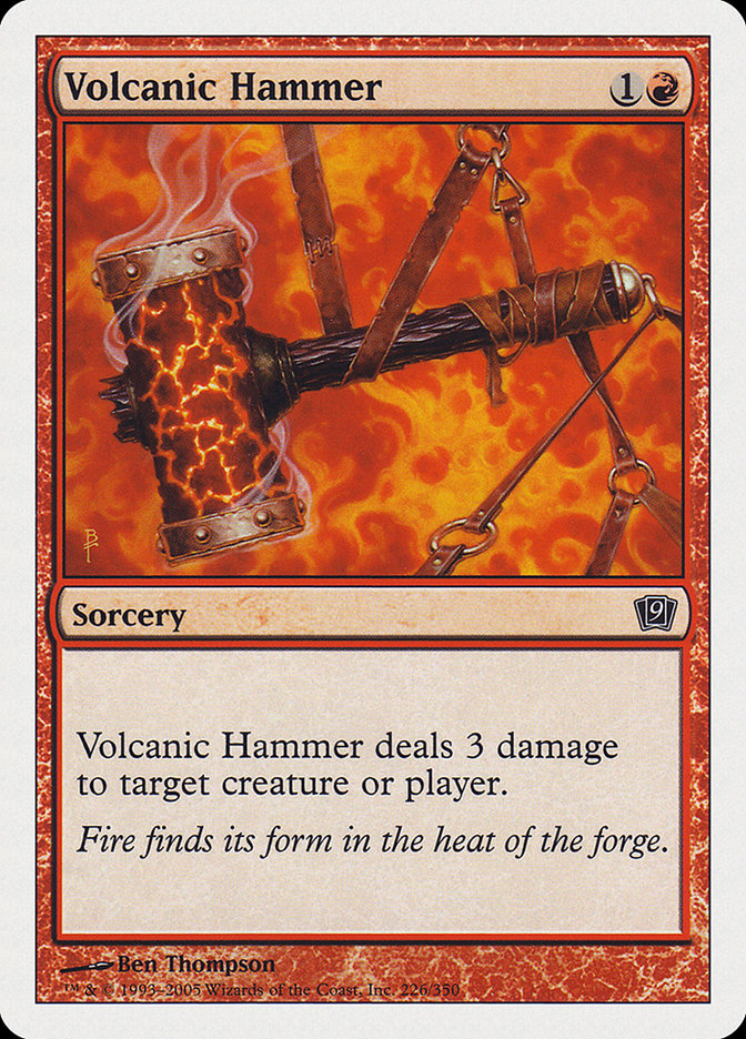 Volcanic Hammer [Ninth Edition] Foil