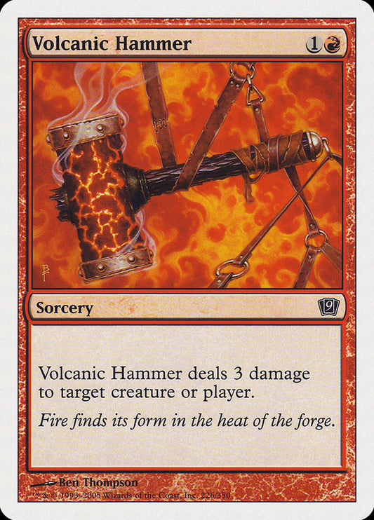 Volcanic Hammer [Ninth Edition] Foil
