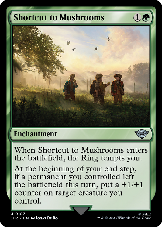 Shortcut to Mushrooms (187) Foil - The Lord of the Rings: Tales of Middle-earth