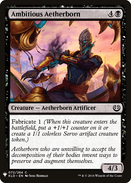 Ambitious Aetherborn (072) - The List