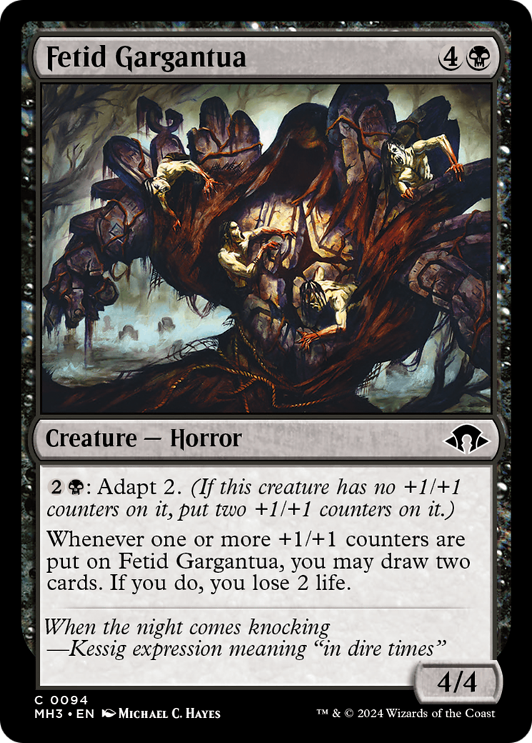 Fetid Gargantua [Modern Horizons 3] | Silver Goblin