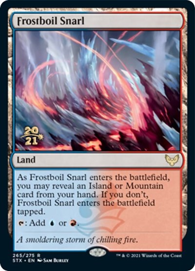 Frostboil Snarl [Strixhaven: School of Mages Prerelease Promos] | Silver Goblin