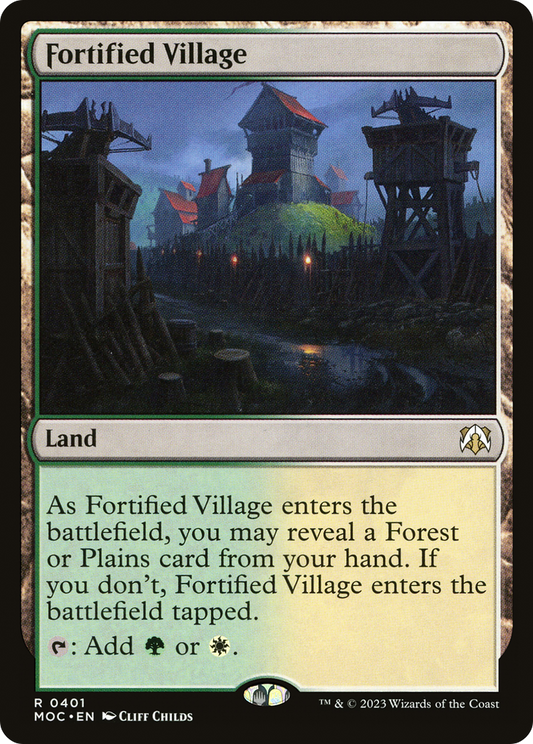 Fortified Village (401) - March of the Machine Commander