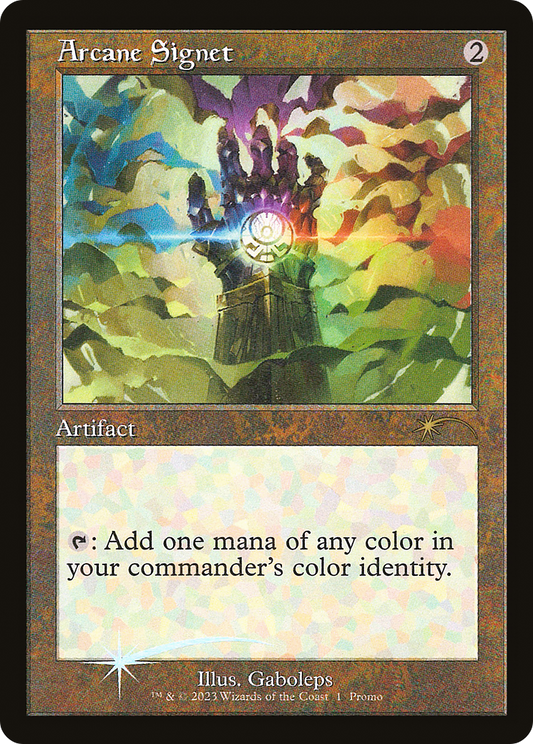 Arcane Signet (Retro) (01P) Foil - 30th Anniversary Misc Promos