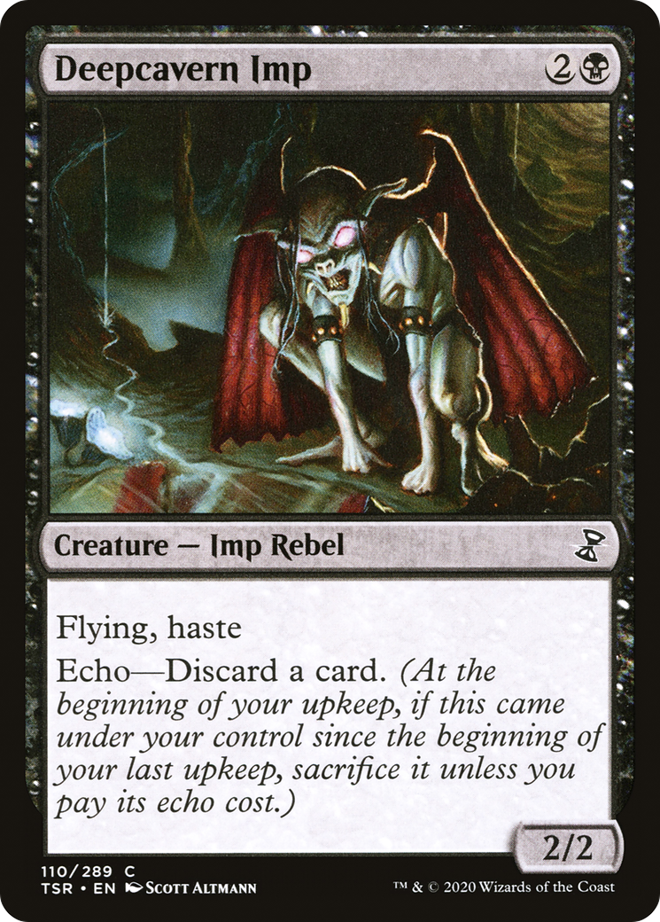 Deepcavern Imp (110) Foil - Time Spiral Remastered