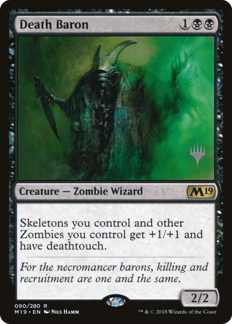 Death Baron (90p) Foil - Core Set 2019 Promos