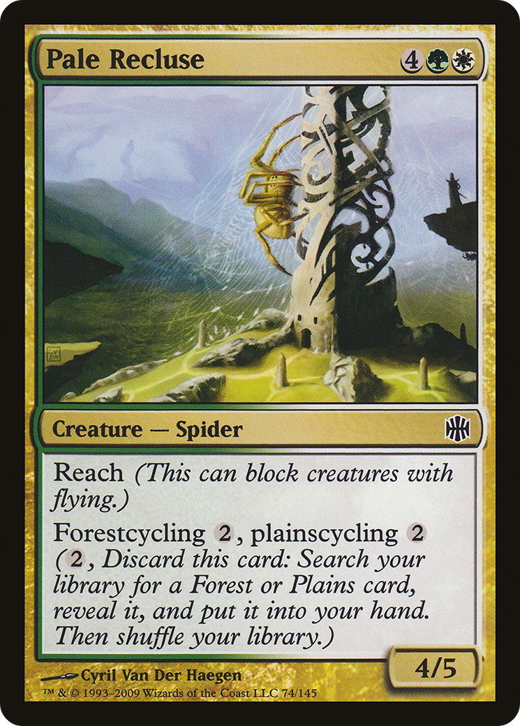 Pale Recluse (074) Foil - Alara Reborn