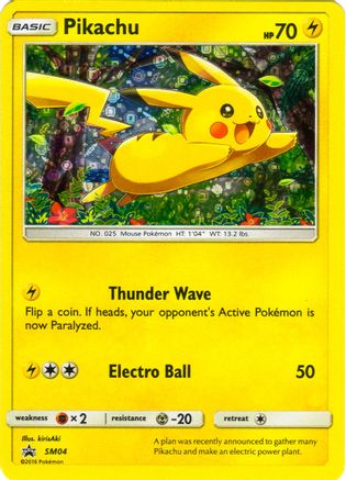 Pikachu - SM04 (General Mills) (SM04) Holofoil - Miscellaneous Cards & Products