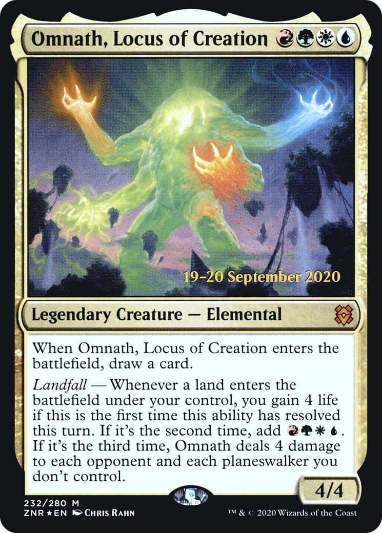 Omnath, Locus of Creation (232) Foil - Zendikar Rising Promos