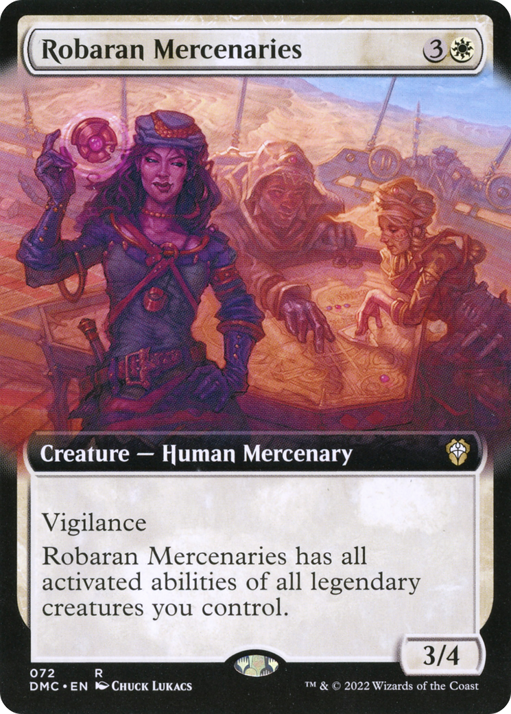 Robaran Mercenaries (Extended Art) [Dominaria United Commander] Foil