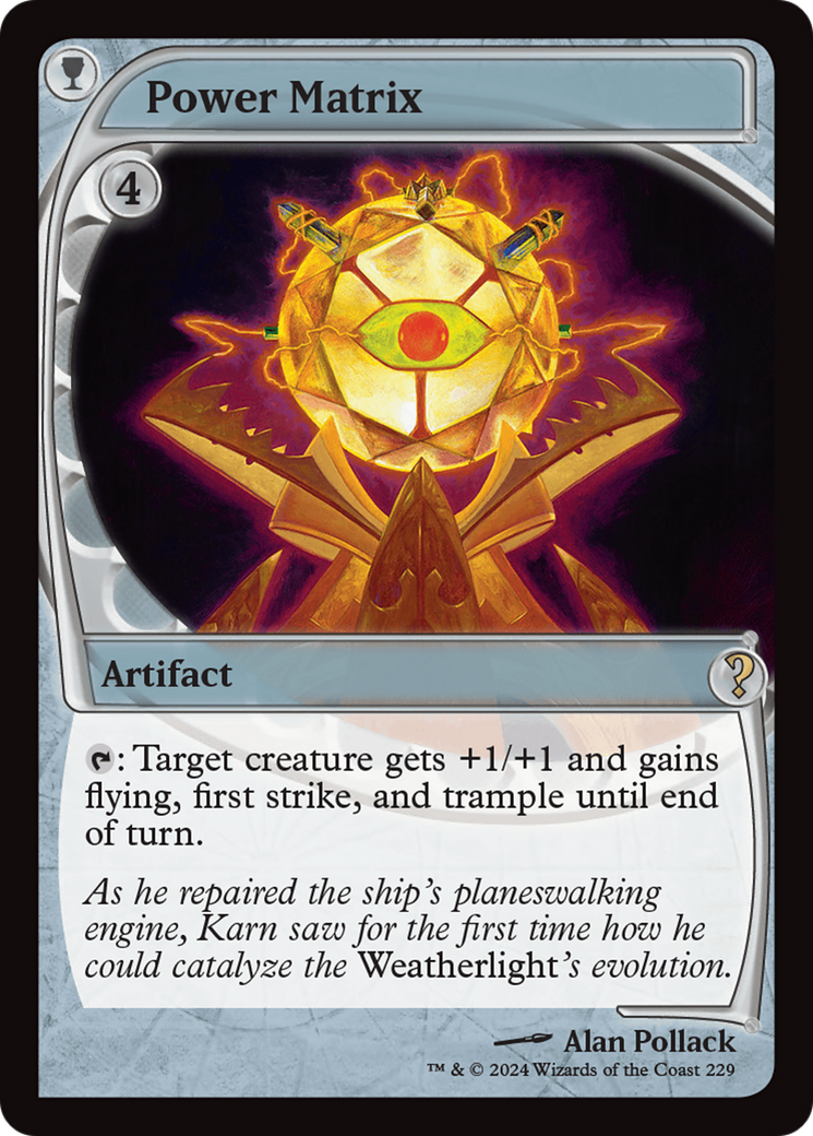 Power Matrix (Future Sight) (229) Foil - Mystery Booster 2