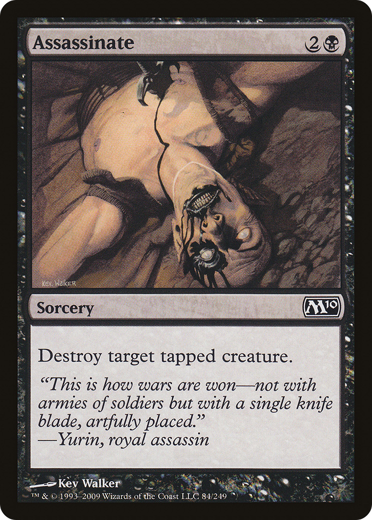 Assassinate (084) Foil - Magic 2010