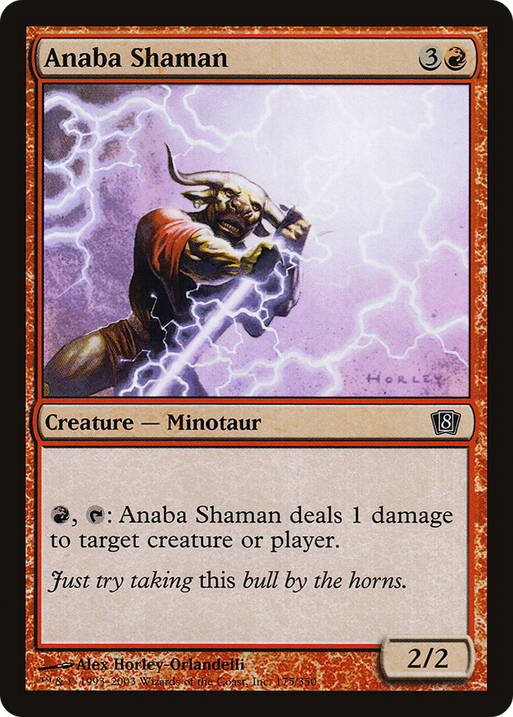 Anaba Shaman (175) Foil - Eighth Edition