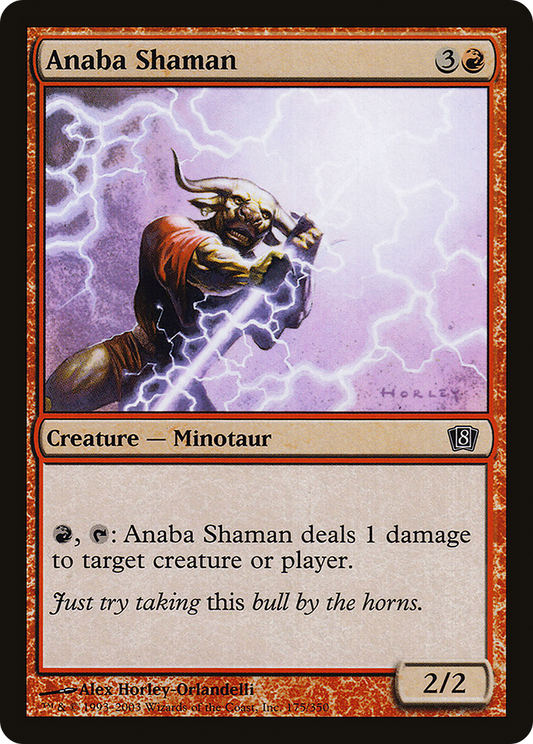 Anaba Shaman (175★) Foil - Eighth Edition