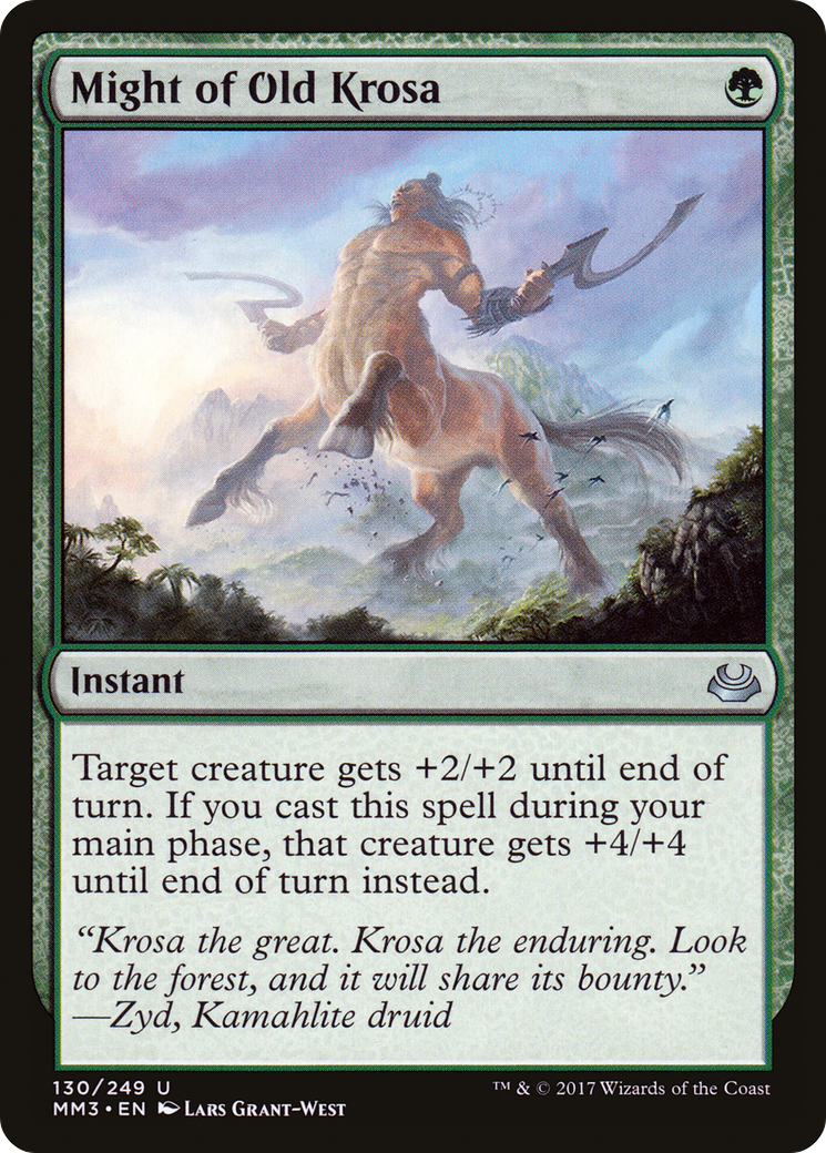 Might of Old Krosa (130) - Modern Masters 2017