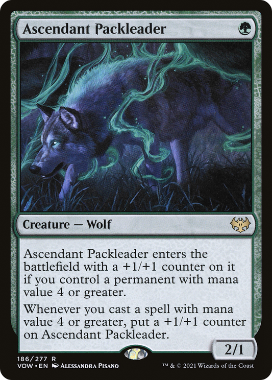 Ascendant Packleader (186) Foil - Innistrad: Crimson Vow
