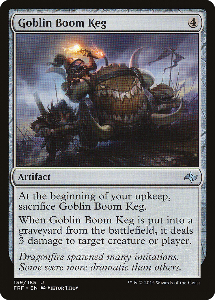 Goblin Boom Keg (159) Foil - Fate Reforged
