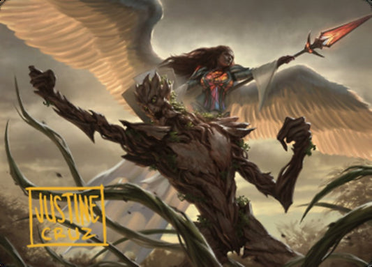 Strength of the Coalition Art Card (Gold-Stamped Signature) [Dominaria United Art Series]
