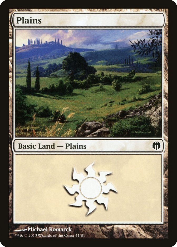 Plains (41) [Duel Decks: Heroes vs. Monsters] | Silver Goblin