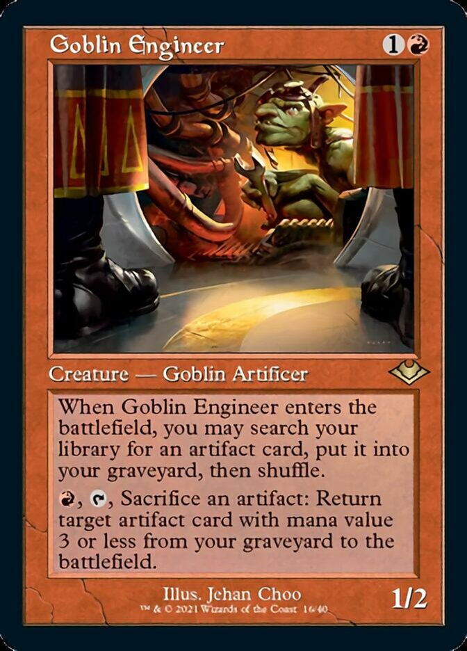 Goblin Engineer (Retro) [Modern Horizons] | Silver Goblin