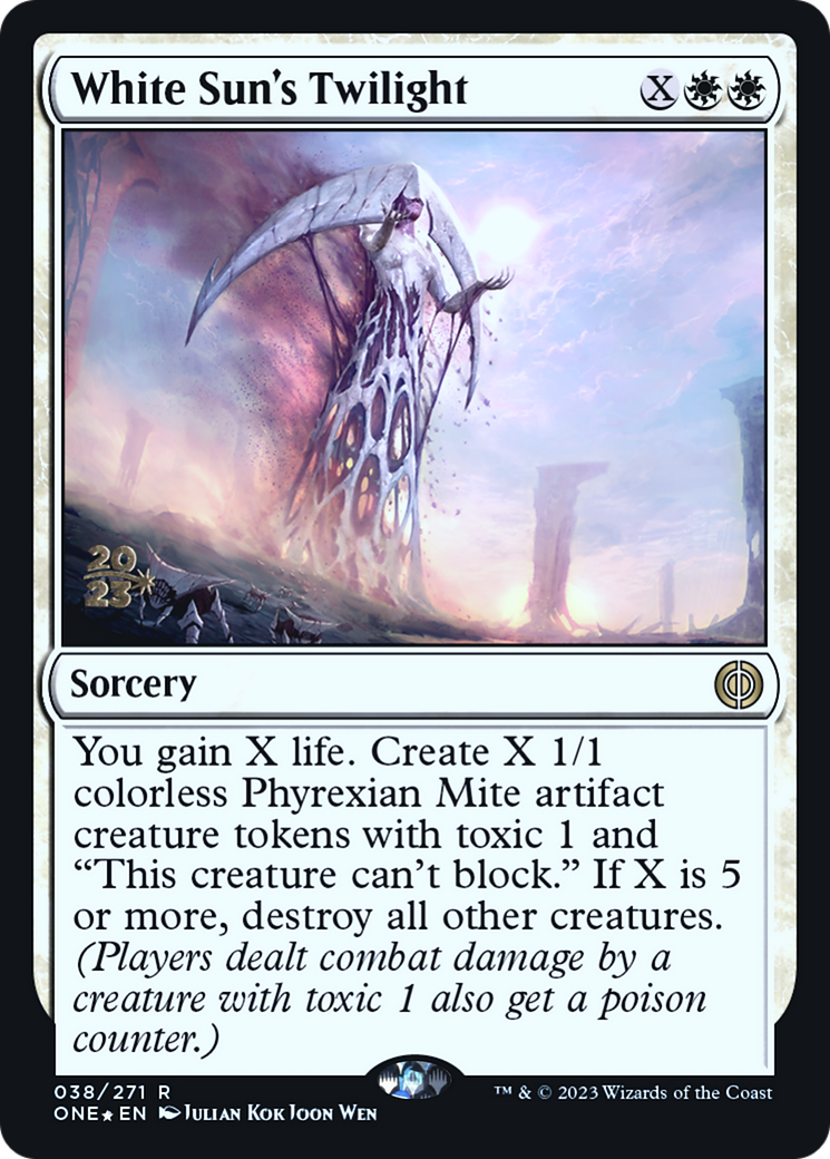 White Sun's Twilight (38s) Foil - Phyrexia: All Will Be One Promos