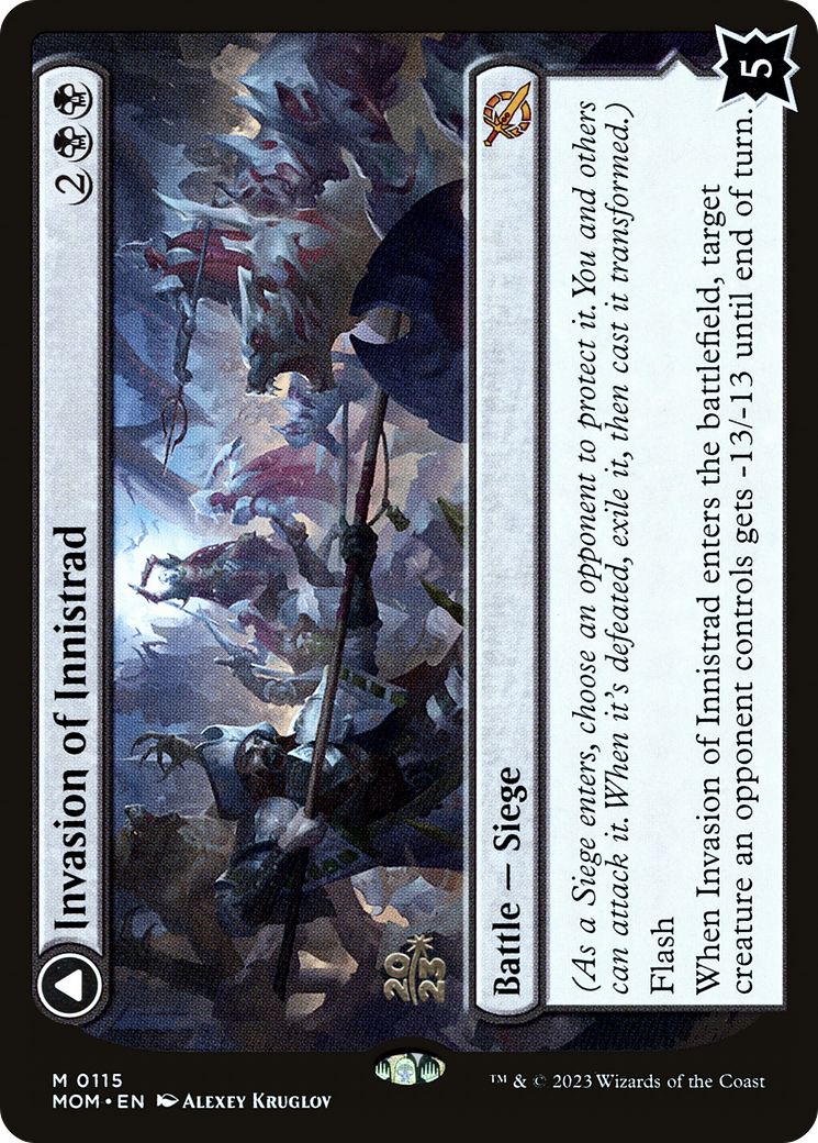 Invasion of Innistrad // Deluge of the Dead [March of the Machine Prerelease Promos] | Silver Goblin