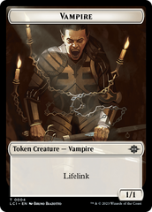 Vampire // Spirit Double-Sided Token [The Lost Caverns of Ixalan Tokens] | Silver Goblin