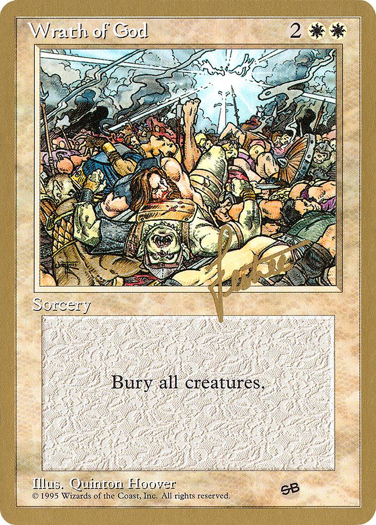 Wrath of God - 1996 Bertrand Lestree (4ED) (SB) - Pro Tour Collector Set