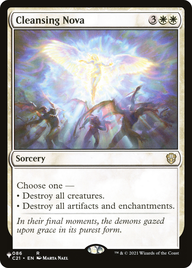 Cleansing Nova [Secret Lair: Angels] | Silver Goblin