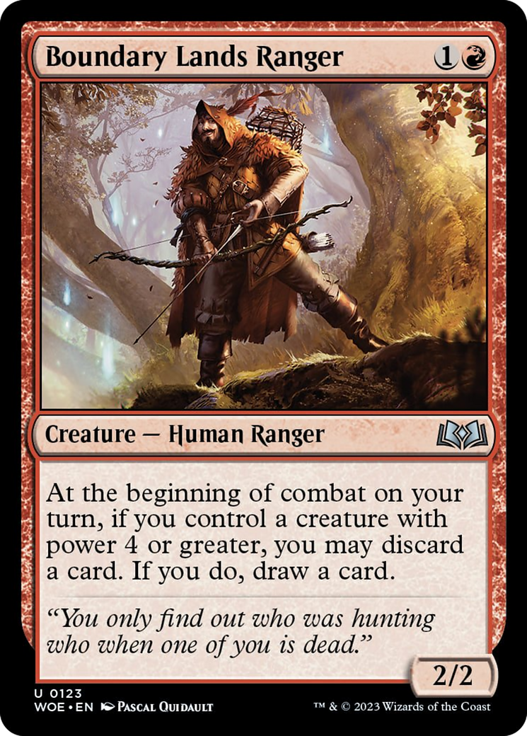 Boundary Lands Ranger [Wilds of Eldraine] | Silver Goblin