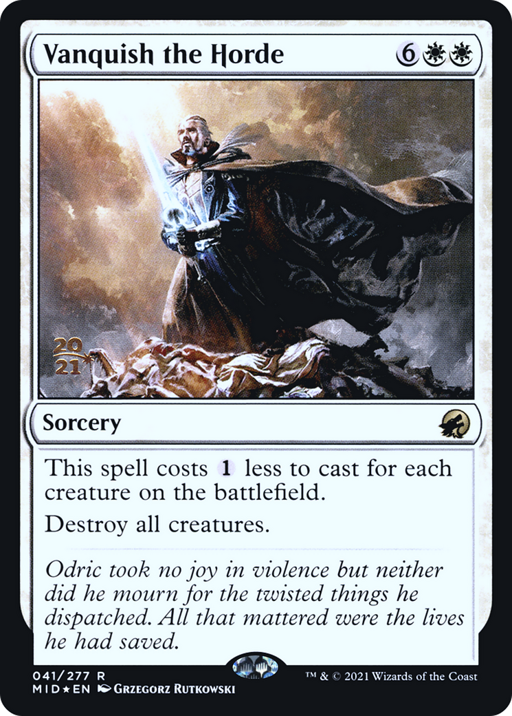 Vanquish the Horde (41s) Foil - Innistrad: Midnight Hunt Promos