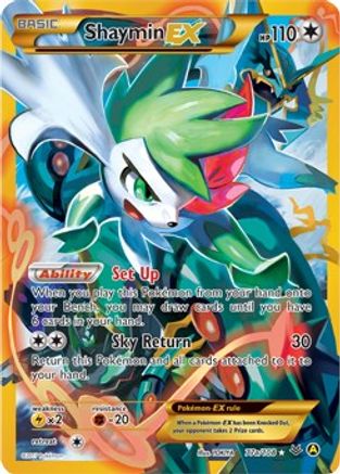 Shaymin EX (77a/108) [Alternate Art Promos] | Silver Goblin