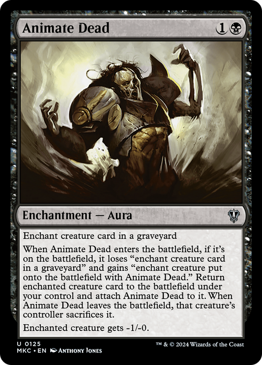 Animate Dead (125) - Murders at Karlov Manor Commander