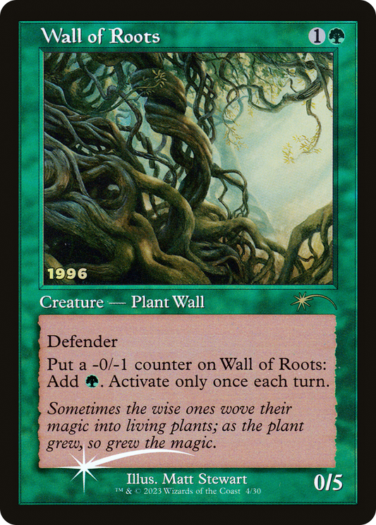 Wall of Roots (Retro) (004) Foil - 30th Anniversary Play Promos