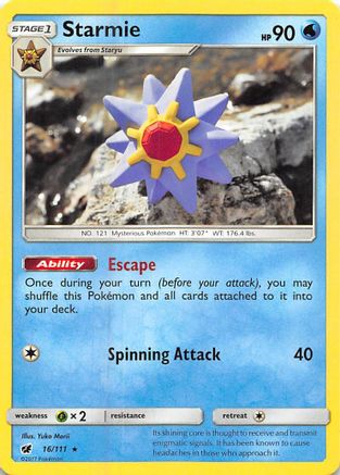 Starmie (16) - Crimson Invasion
