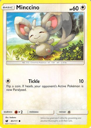 Minccino (85/111) [Sun & Moon: Crimson Invasion] | Silver Goblin