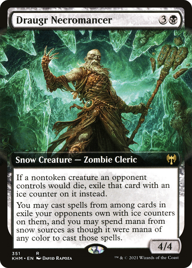 Draugr Necromancer (Extended Art) (351) Foil - Kaldheim