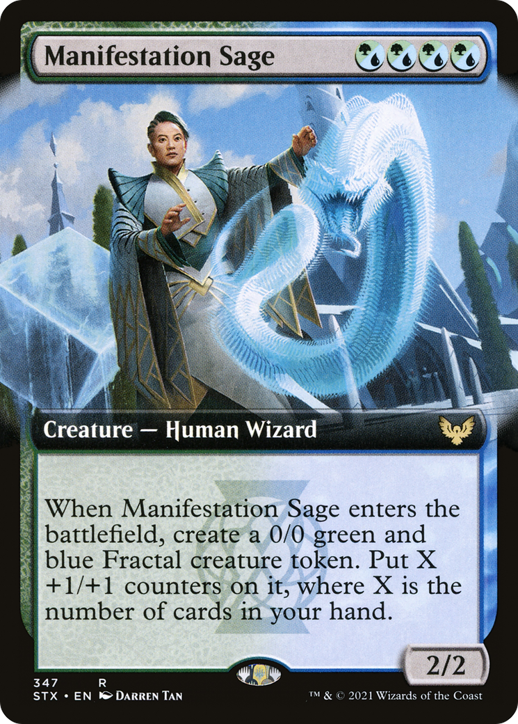 Manifestation Sage (Extended Art) (347) - Strixhaven: School of Mages