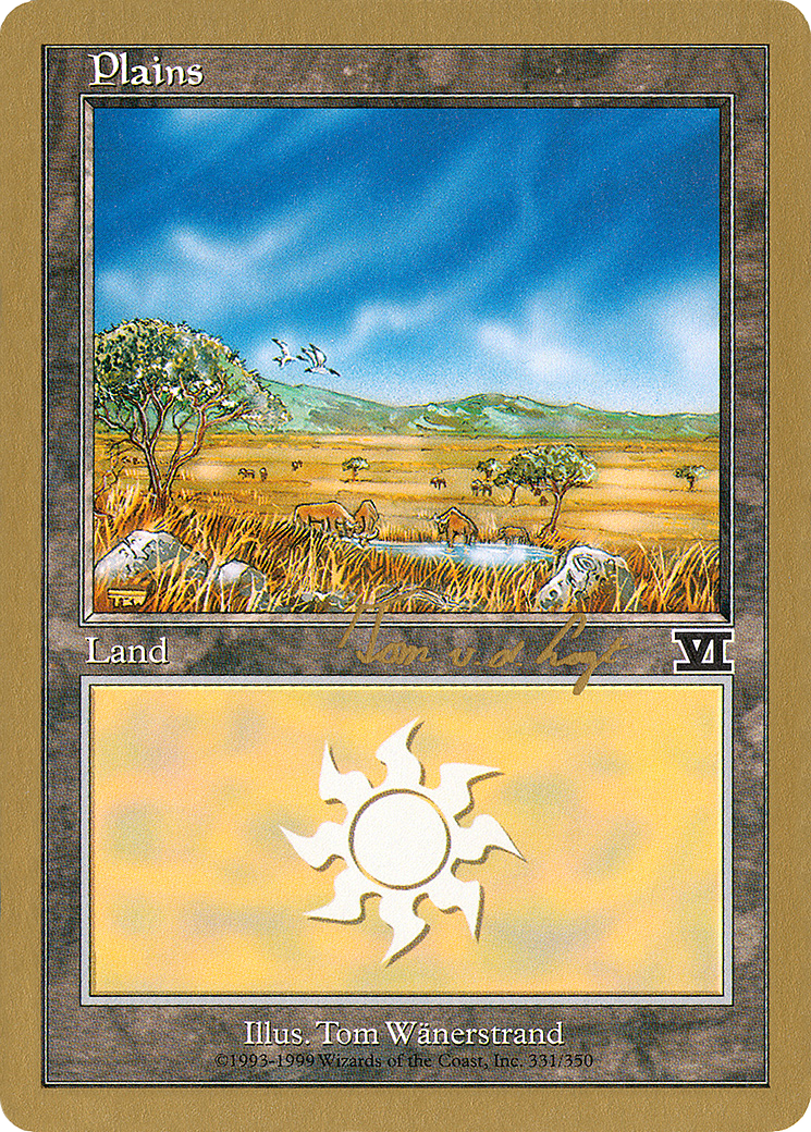 Plains (331) - 2000 Tom van de Logt (6ED) (Retro) - World Championship Decks 2000