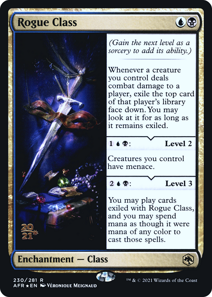 Rogue Class (230s) Foil - Adventures in the Forgotten Realms Promos
