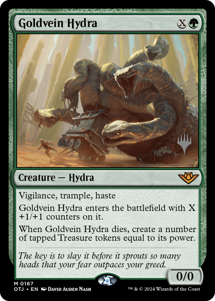 Goldvein Hydra (167) - Outlaws of Thunder Junction Promos