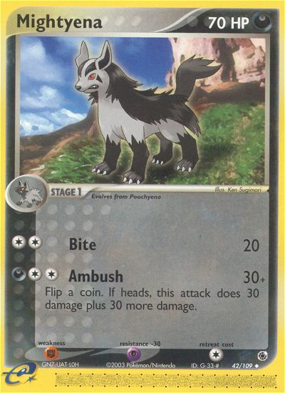 Mightyena (42/109) [EX: Ruby & Sapphire] | Silver Goblin