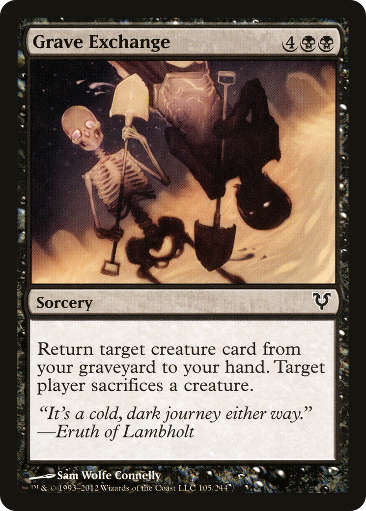 Grave Exchange (105) Foil - Avacyn Restored