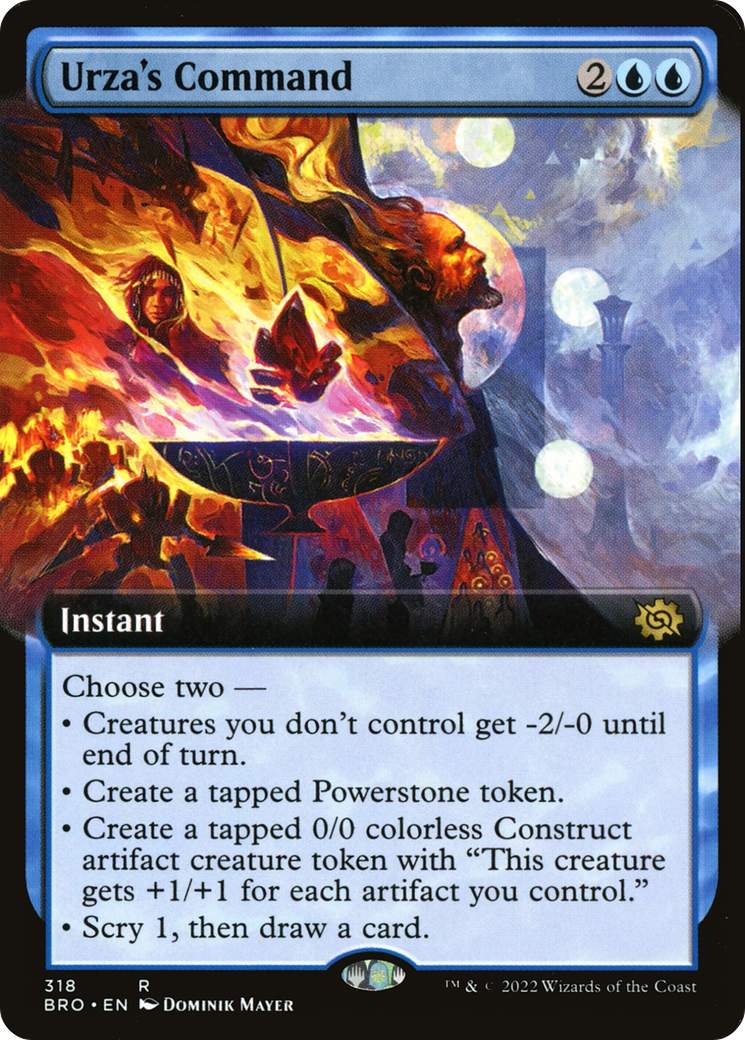 Urza's Command (Extended Art) (318) - The Brothers' War