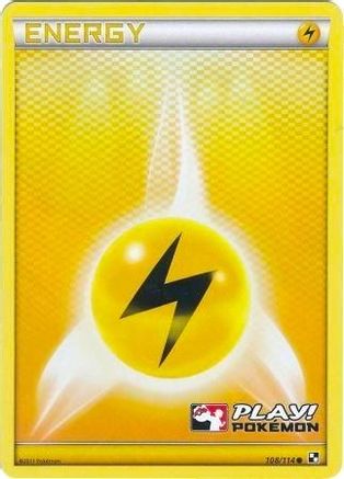 Lightning Energy - 108/114 (Play! Pokemon) (108) Holofoil - League & Championship Cards