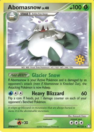 Abomasnow (19/123) [Countdown Calendar Promos] | Silver Goblin